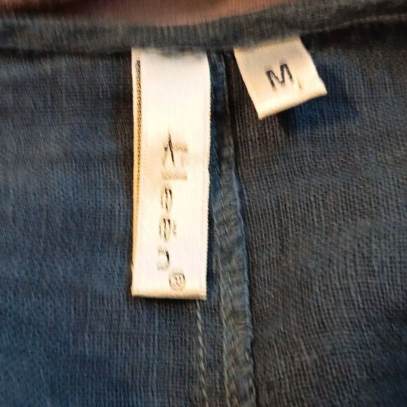 Kleen Linen Long Sleeve Tunic. Cottagecore. Lagenlook - Picture 8 of 11